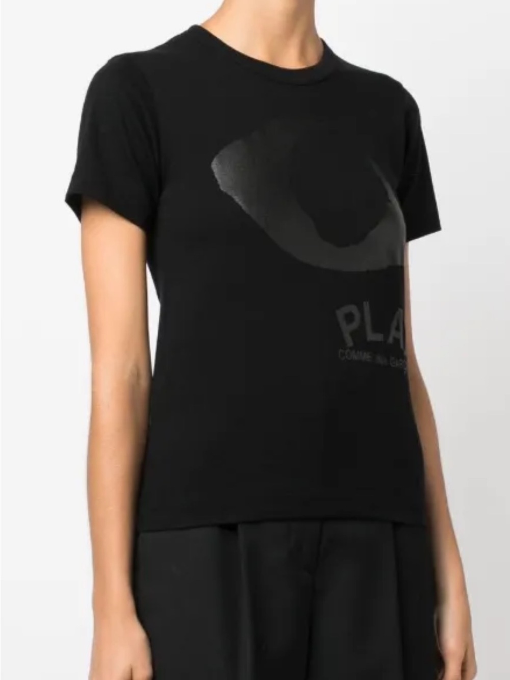 NWT Comme Des Garçon Black Eye Tshirt in Black, Size Medium